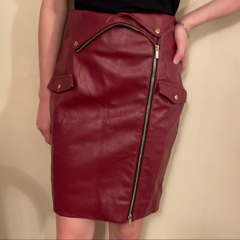 House of CB Red Skirt